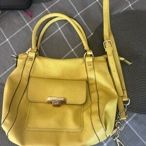 Yellow Steve Madden shoulder bag